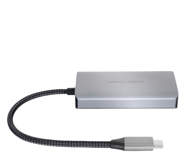 SILVER MONKEY Adapter USB-C - 2x HDMI 4K60Hz, USB-A, PD 100W - 1202273 - zdjęcie 4